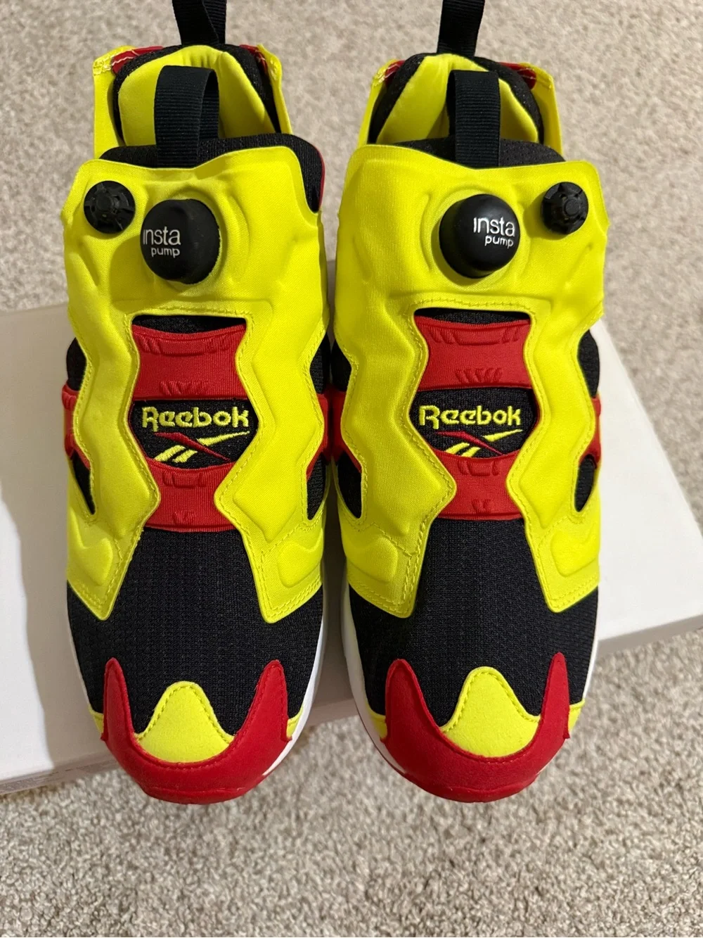 Reebok InstaPump Fury Citron men's 9